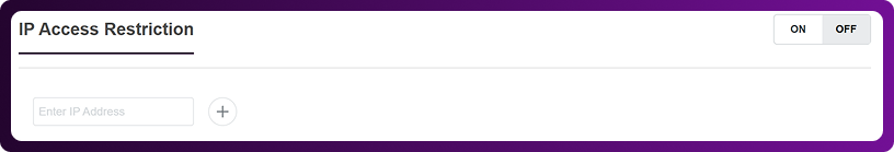 Step 3: Restrict IPs