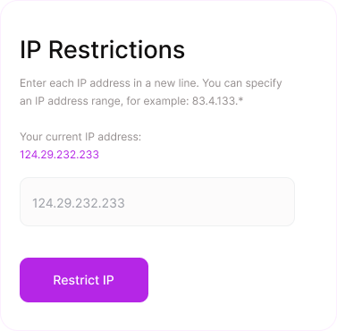 IP Restriction