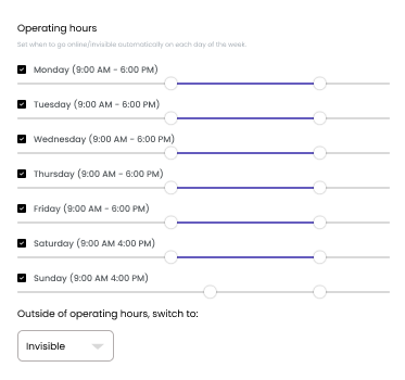 Operation Hours